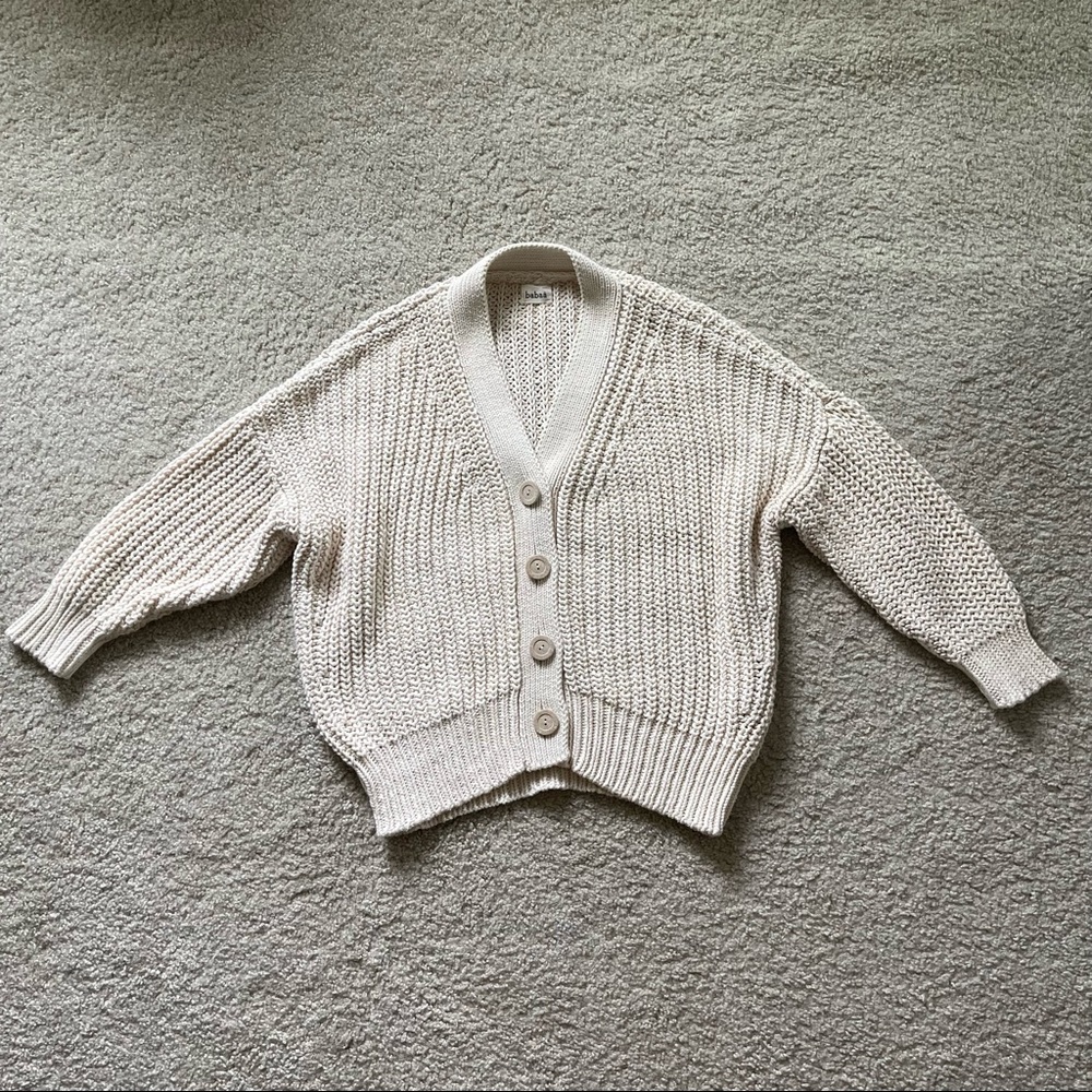 Babaa Cardigan No18 Natural